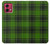 S2373 Motif vert Tartan Etui Coque Housse pour Motorola Moto G84