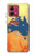 S2494 Australie Drapeau Carte texture de la roche Etui Coque Housse pour Motorola Moto G84