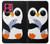 S2631 Mignon Bébé Pingouin Etui Coque Housse pour Motorola Moto G84