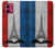 S2859 Drapeau France millésimé Tour Eiffel Etui Coque Housse pour Motorola Moto G84