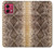S2875 Rattle Serpent Imprimé graphique Peau Etui Coque Housse pour Motorola Moto G84