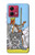 S3068 Carte de tarot Reine des épées Etui Coque Housse pour Motorola Moto G84 S3068 Carte de tarot Reine des épées Etui Coque Housse pour Motorola Moto G84