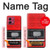 S3204 Rouge Cassette Recorder graphique Etui Coque Housse pour Motorola Moto G84