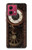 S3221 Gears steampunk Horloge Etui Coque Housse pour Motorola Moto G84