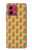 S3258 Motif ananas Etui Coque Housse pour Motorola Moto G84