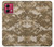 S3294 Armée Tan Coyote Camo Désert Camouflage Etui Coque Housse pour Motorola Moto G84