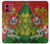 S3300 Portugal Drapeau graphique Football Millésime Etui Coque Housse pour Motorola Moto G84