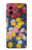 S3342 Claude Monet Chrysanthèmes Etui Coque Housse pour Motorola Moto G84