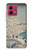S3350 Utagawa Hiroshige Tambour Pont Yuhi Hill à Meguro Etui Coque Housse pour Motorola Moto G84