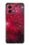 S3368 Zodiaque Rouge Galaxie Etui Coque Housse pour Motorola Moto G84