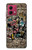 S3394 Graffiti mur Etui Coque Housse pour Motorola Moto G84