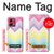 S3514 Arc en ciel Zigzag Etui Coque Housse pour Motorola Moto G84