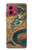S3541 Peinture Dragon Nuage Etui Coque Housse pour Motorola Moto G84