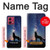 S3555 Loup Hurlant Million étoiles Etui Coque Housse pour Motorola Moto G84
