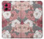 S3716 Motif floral rose Etui Coque Housse pour Motorola Moto G84