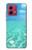 S3720 Summer Ocean Beach Etui Coque Housse pour Motorola Moto G84