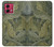 S3790 William Morris Acanthus Leaves Etui Coque Housse pour Motorola Moto G84