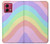 S3810 Vague d'été licorne pastel Etui Coque Housse pour Motorola Moto G84