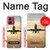S3837 Avion Décollage Sunrise Etui Coque Housse pour Motorola Moto G84