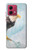 S3843 Pygargue à tête blanche sur glace Etui Coque Housse pour Motorola Moto G84