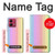 S3849 Couleurs verticales colorées Etui Coque Housse pour Motorola Moto G84