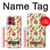 S3883 Motif de fruits Etui Coque Housse pour Motorola Moto G84