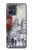 S1295 Peinture Eiffel de Paris Etui Coque Housse pour Motorola Moto G54