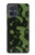 S2877 Vert Serpent Imprimé graphique Peau Etui Coque Housse pour Motorola Moto G54