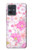 S3036 Flore de fleur rose douce Etui Coque Housse pour Motorola Moto G54