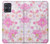 S3036 Flore de fleur rose douce Etui Coque Housse pour Motorola Moto G54