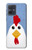 S3254 Poulet Dessin animé Etui Coque Housse pour Motorola Moto G54