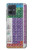 S3383 Tableau périodique Etui Coque Housse pour Motorola Moto G54