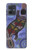 S3387 Platypus Art aborigène d'Australie Etui Coque Housse pour Motorola Moto G54