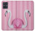 S3805 Flamant Rose Pastel Etui Coque Housse pour Motorola Moto G54