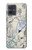 S3882 Carte de vol en route Etui Coque Housse pour Motorola Moto G54