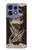 S1676 crâne Rose Etui Coque Housse pour Motorola Edge 50 Pro