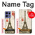 S2108 Tour Eiffel de Paris Carte postale Etui Coque Housse pour Motorola Edge 50 Pro