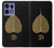 S2331 Feuille d'or bouddhiste Symbole de l'OM Etui Coque Housse pour Motorola Edge 50 Pro