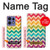 S2362 Arc en ciel coloré Shavron Zig zag Etui Coque Housse pour Motorola Edge 50 Pro