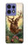 S2841 Renne de Noël millésimé Etui Coque Housse pour Motorola Edge 50 Pro