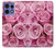 S2943 Rose rose Etui Coque Housse pour Motorola Edge 50 Pro