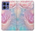 S3050 Pastel Fleurs millésimé Etui Coque Housse pour Motorola Edge 50 Pro