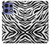 S3056 Zèbre Texture Imprimé graphique Peau Etui Coque Housse pour Motorola Edge 50 Pro