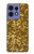 S3388 Imprimer or Glitter Graphic Etui Coque Housse pour Motorola Edge 50 Pro