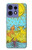 S3435 Carte de tarot Lune Etui Coque Housse pour Motorola Edge 50 Pro