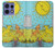 S3435 Carte de tarot Lune Etui Coque Housse pour Motorola Edge 50 Pro