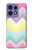 S3514 Arc en ciel Zigzag Etui Coque Housse pour Motorola Edge 50 Pro