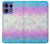 S3747 Polygone de drapeau trans Etui Coque Housse pour Motorola Edge 50 Pro