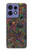 S3815 Art psychédélique Etui Coque Housse pour Motorola Edge 50 Pro