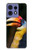 S3876 Calao coloré Etui Coque Housse pour Motorola Edge 50 Pro